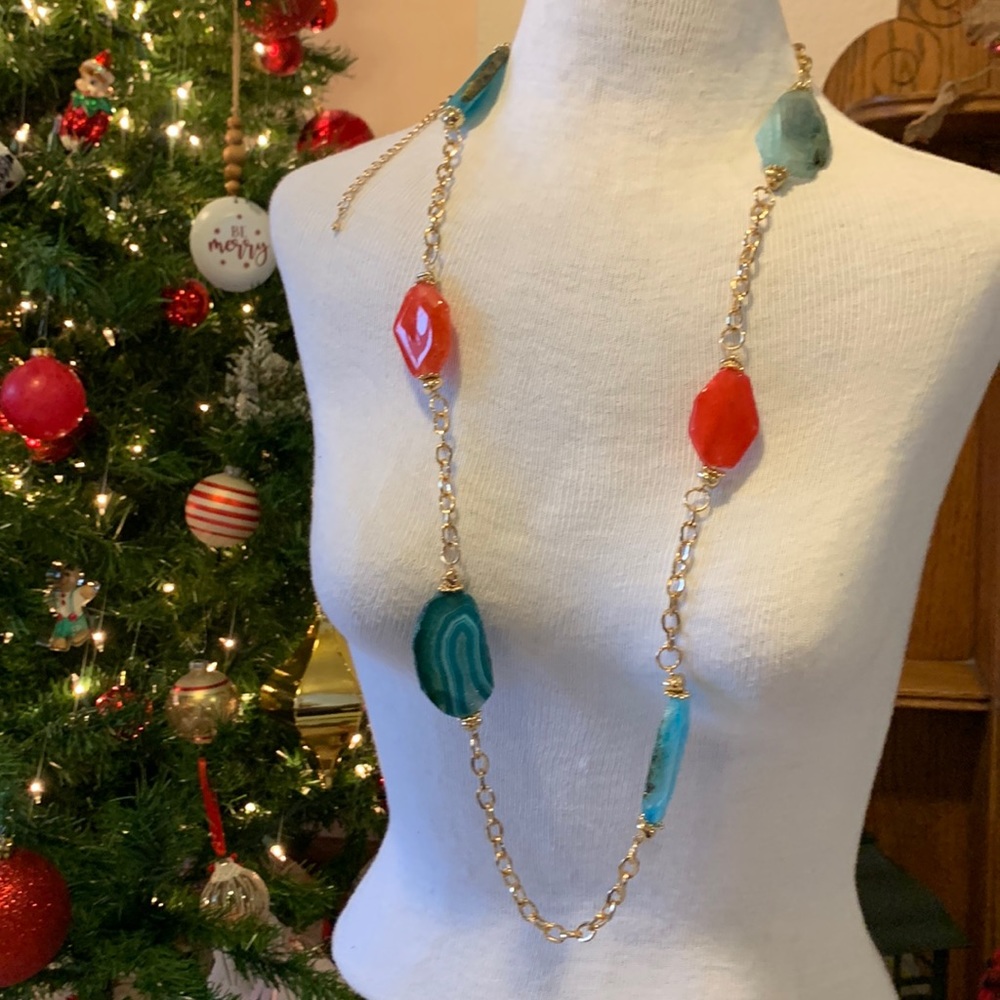 Necklace w/ stones